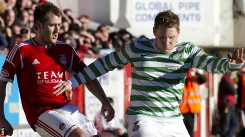 Aberdeen against Celtic