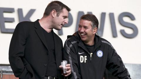 Darragh MacAnthony and Darren Ferguson