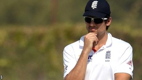 England captain Alastair Cook
