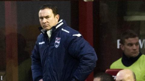 Ross County manager Derek Adams