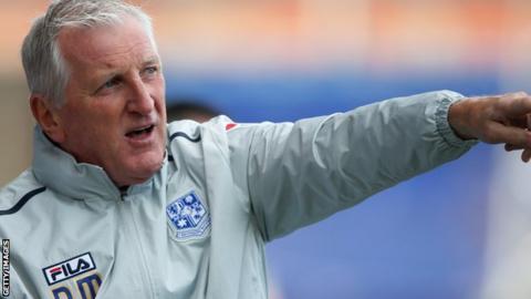 Tranmere Rovers manager Ronnie Moore