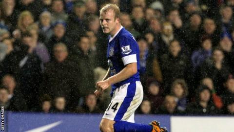 Everton forward Steven Naismith