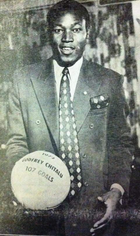 Zambia striker Godfrey Chitalu