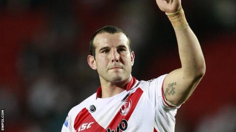 St Helens forward Anthony Laffranchi