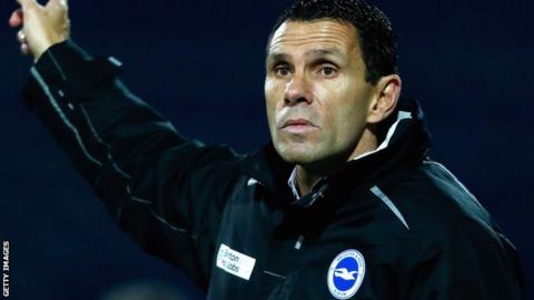 Brighton manager Gus Poyet