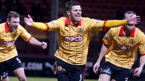 Partick Thistle forward Steven Craig