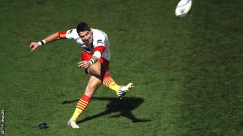 Perpignan fly-half James Hook