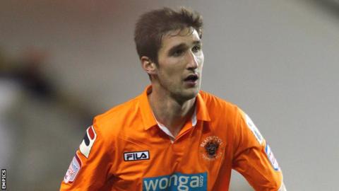 Blackpool midfielder Chris Basham