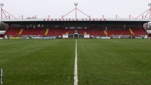 Crawley Town's Broadfield Stadium
