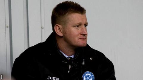 St Johnstone manager Steve Lomas