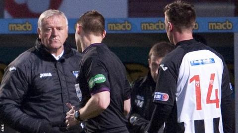 Jim Jefferies urges his players on from the sidelines