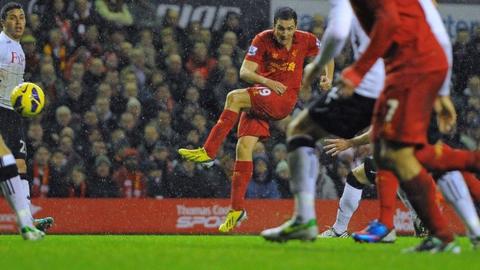 Liverpool winger Stewart Downing