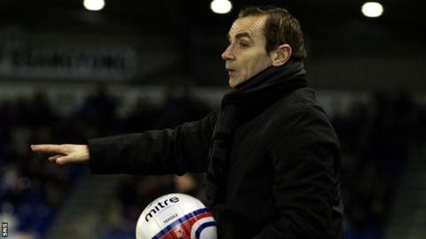 St Mirren manager Danny Lennon