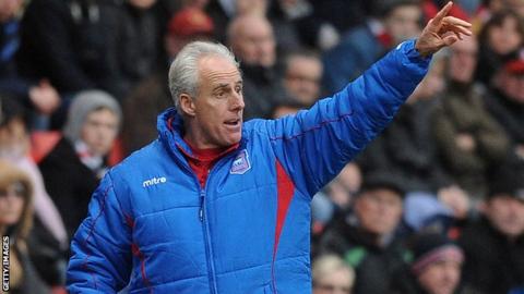 Ipswich boss Mick McCarthy