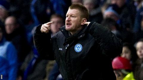 St Johnstone manager Steve Lomas