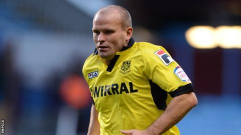Tranmere Rovers midfielder Andy Robinson