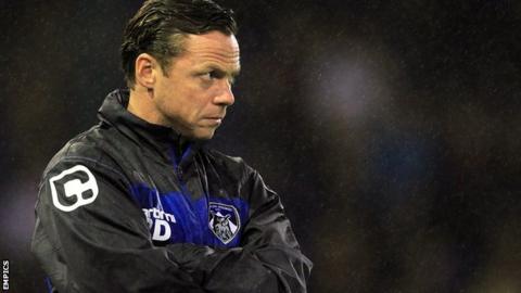 Oldham Athletic manager Paul Dickov