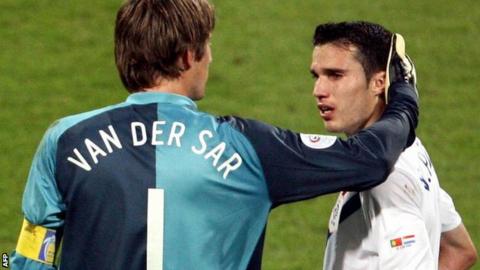 Edwin van der Sar & Robin van Persie