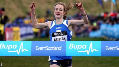 European cross country champion Fionnuala Britton