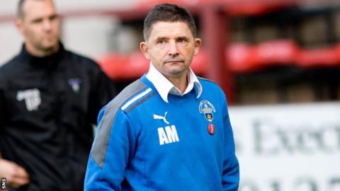 Morton manager Allan Moore
