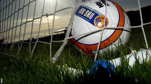 The match at Arbroath has been postponed
