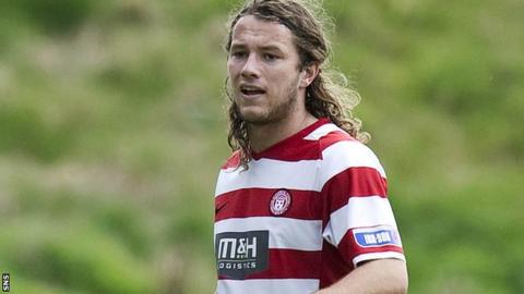 Steven May scored the winner for Hamilton Accies
