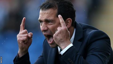 Colchester manager Joe Dunne