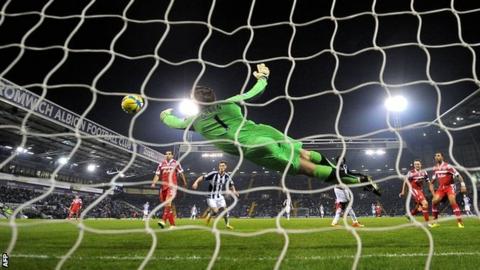 Rob Green saves from Romelu Lukaku