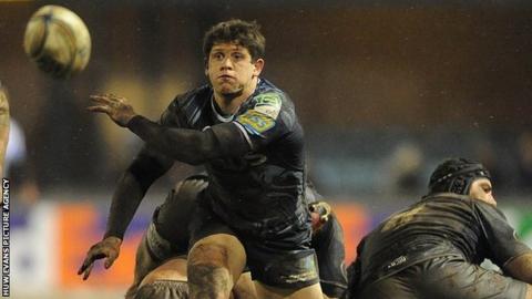 Cardiff Blues scrum-half Lloyd Williams