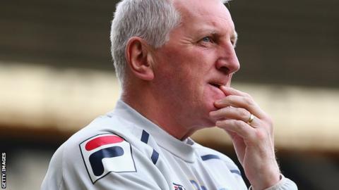 Tranmere Rovers manager Ronnie Moore