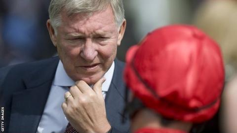 Manchester United manager and part-owner of Harry The Viking, Sir Alex Ferguson