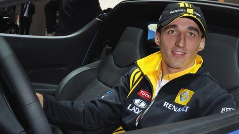 Robert Kubica before his rally crash