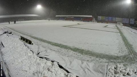 Aldershot Town's EBB Stadium ahead of their match against Northampton