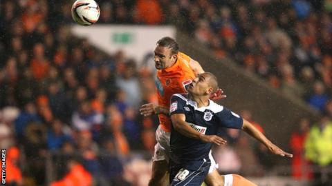 Blackpool defender Ian Evatt
