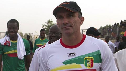 Mali coach Patrice Carteron