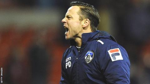 Oldham Athletic manager Paul Dickov
