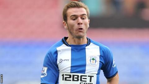 Wigan forward Callum McManaman