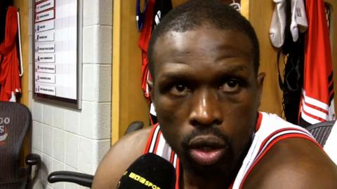 Britain's top basketball player, Luol Deng
