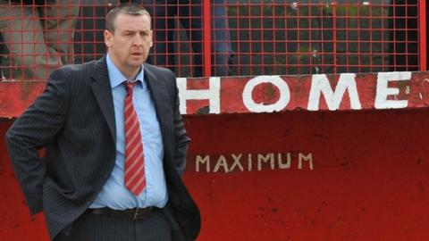 Larne manager Graham McConnell