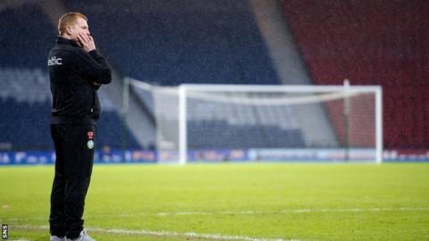 Neil Lennon at Hampden