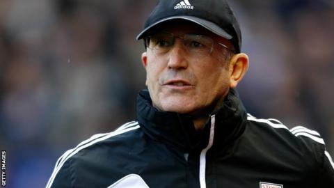 Stoke manager Tony Pulis