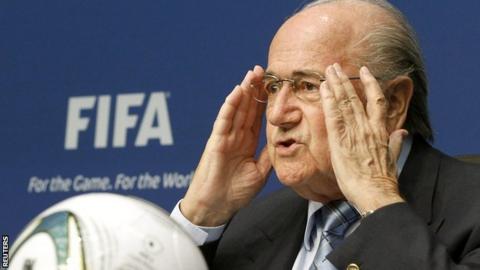 Fifa president Sepp Blatter