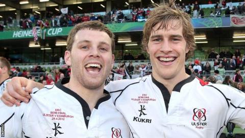 Darren Cave and Andrew Trimble are among four players added to the Ireland squad as cover