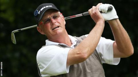 Scottish golfer Sandy Lyle