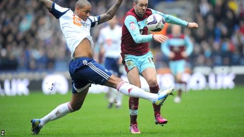 Bolton v Burnley at the Reebok Stadium