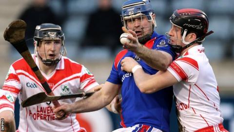 Loughgiel in All-Ireland semi-final action