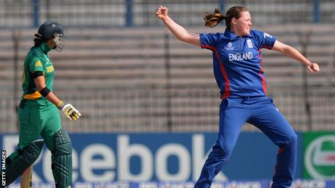 England bowler Anya Shrubsole
