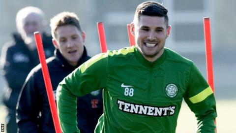 Celtic striker Gary Hooper