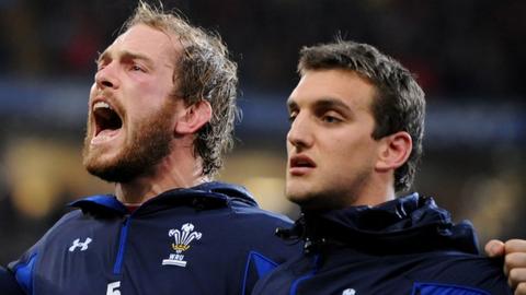 Alun Wyn Jones and Sam Warburton