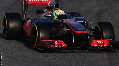 McLaren's Sergio Perez